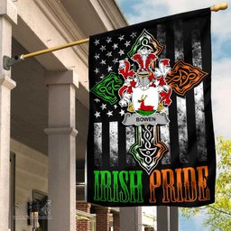 Irish Bowen Coat of Arms Irish Pride Garden Flag Irish American Flag ScotsTee Shop