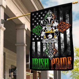 Irish Boulger-or-O-Bolger Coat of Arms Irish Pride Garden Flag Irish American Flag ScotsTee Shop