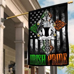 Irish Connaughton Coat of Arms Irish Pride Garden Flag Irish American Flag ScotsTee Shop