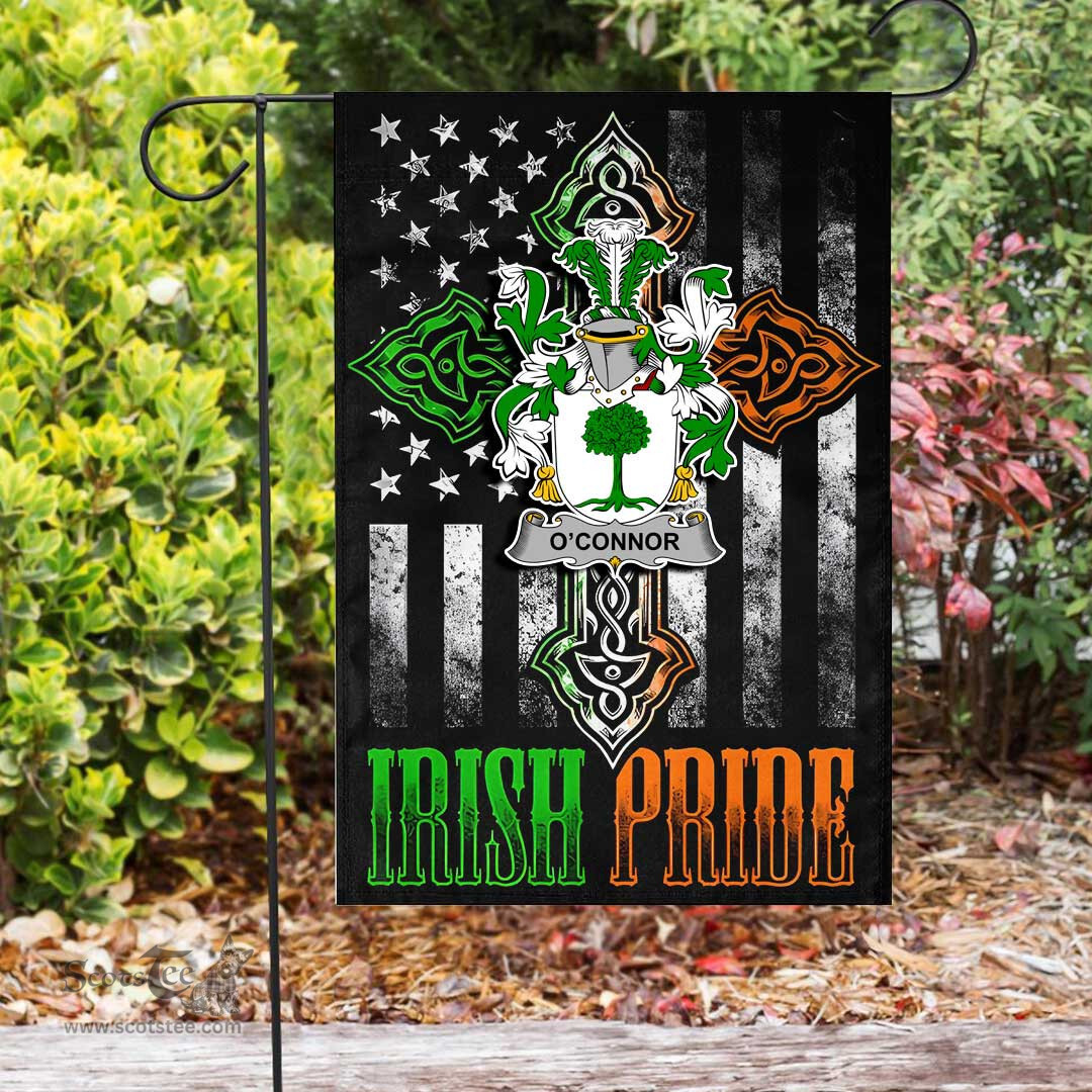 Irish Connor-or-O-Connor-(Don) Coat of Arms Irish Pride Garden Flag Irish American Flag ScotsTee Shop