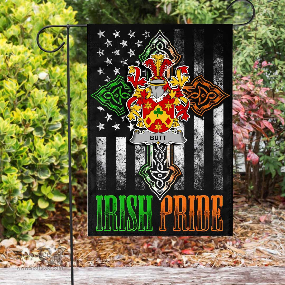 Irish Butt Coat of Arms Irish Pride Garden Flag Irish American Flag ScotsTee Shop