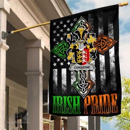 Irish Considine-or-McConsidine Coat of Arms Irish Pride Garden Flag Irish American Flag ScotsTee Shop