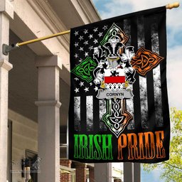 Irish Cornyn-or-O-Cornyn Coat of Arms Irish Pride Garden Flag Irish American Flag ScotsTee Shop