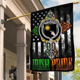 Irish House-of-MACBRADY Coat of Arms Irish Pride Garden Flag Irish American Flag ScotsTee Shop