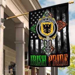 Irish House-of-BROWNE Coat of Arms Irish Pride Garden Flag Irish American Flag ScotsTee Shop