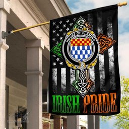 Irish House-of-FLEMING Coat of Arms Irish Pride Garden Flag Irish American Flag ScotsTee Shop
