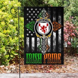 Irish House-of-FOX Coat of Arms Irish Pride Garden Flag Irish American Flag ScotsTee Shop
