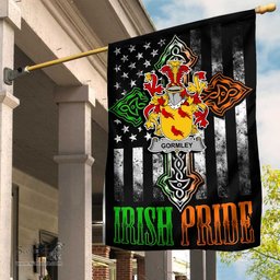 Irish Gormley-or-O-Gormley Coat of Arms Irish Pride Garden Flag Irish American Flag ScotsTee Shop