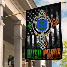 Irish House-of-MACCOTTER Coat of Arms Irish Pride Garden Flag Irish American Flag ScotsTee Shop