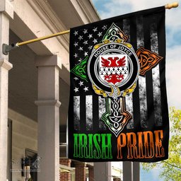 Irish House-of-JOYCE Coat of Arms Irish Pride Garden Flag Irish American Flag ScotsTee Shop
