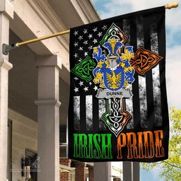 Irish Dunne Coat of Arms Irish Pride Garden Flag Irish American Flag ScotsTee Shop