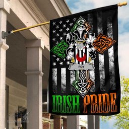 Irish Foy-or-O-Fie Coat of Arms Irish Pride Garden Flag Irish American Flag ScotsTee Shop