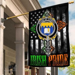 Irish House-of-CONROY-(O-MULCONRY) Coat of Arms Irish Pride Garden Flag Irish American Flag ScotsTee Shop