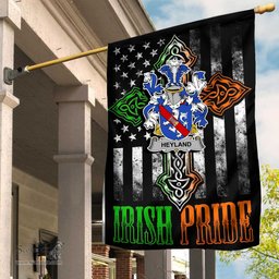 Irish Heyland Coat of Arms Irish Pride Garden Flag Irish American Flag ScotsTee Shop