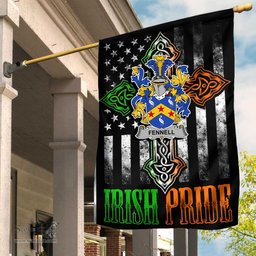 Irish Fennell-or-O-Fennell Coat of Arms Irish Pride Garden Flag Irish American Flag ScotsTee Shop