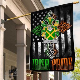Irish Dowd-or-O-Dowd Coat of Arms Irish Pride Garden Flag Irish American Flag ScotsTee Shop