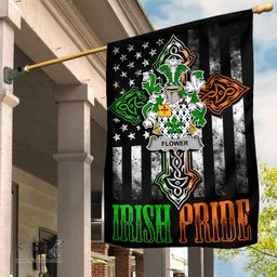 Irish Flower Coat of Arms Irish Pride Garden Flag Irish American Flag ScotsTee Shop