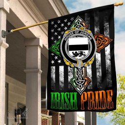 Irish House-of-JORDAN Coat of Arms Irish Pride Garden Flag Irish American Flag ScotsTee Shop