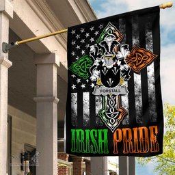 Irish Forstall Coat of Arms Irish Pride Garden Flag Irish American Flag ScotsTee Shop
