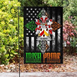 Irish Gilbert Coat of Arms Irish Pride Garden Flag Irish American Flag ScotsTee Shop