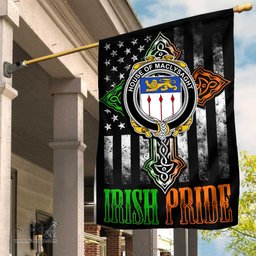 Irish House-of-MACLYSAGHT Coat of Arms Irish Pride Garden Flag Irish American Flag ScotsTee Shop