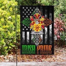 Irish Ewart Coat of Arms Irish Pride Garden Flag Irish American Flag ScotsTee Shop