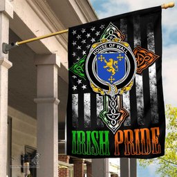 Irish House-of-WALL Coat of Arms Irish Pride Garden Flag Irish American Flag ScotsTee Shop