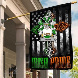 Irish Lennon-or-O-Lennon Coat of Arms Irish Pride Garden Flag Irish American Flag ScotsTee Shop