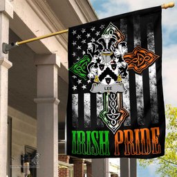 Irish Lee-or-O-Lee Coat of Arms Irish Pride Garden Flag Irish American Flag ScotsTee Shop