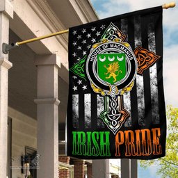 Irish House-of-MACMANUS Coat of Arms Irish Pride Garden Flag Irish American Flag ScotsTee Shop