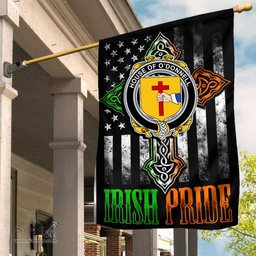 Irish House-of-O-DONNELL Coat of Arms Irish Pride Garden Flag Irish American Flag ScotsTee Shop