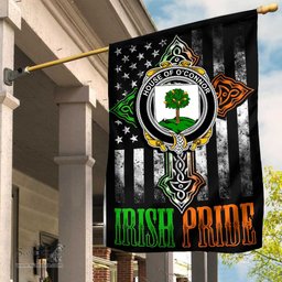 Irish House-of-O-CONNOR-(Faly) Coat of Arms Irish Pride Garden Flag Irish American Flag ScotsTee Shop