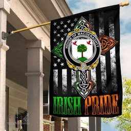 Irish House-of-MACGERAGHTY Coat of Arms Irish Pride Garden Flag Irish American Flag ScotsTee Shop