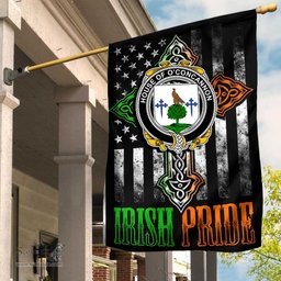 Irish House-of-O-CONCANNON Coat of Arms Irish Pride Garden Flag Irish American Flag ScotsTee Shop