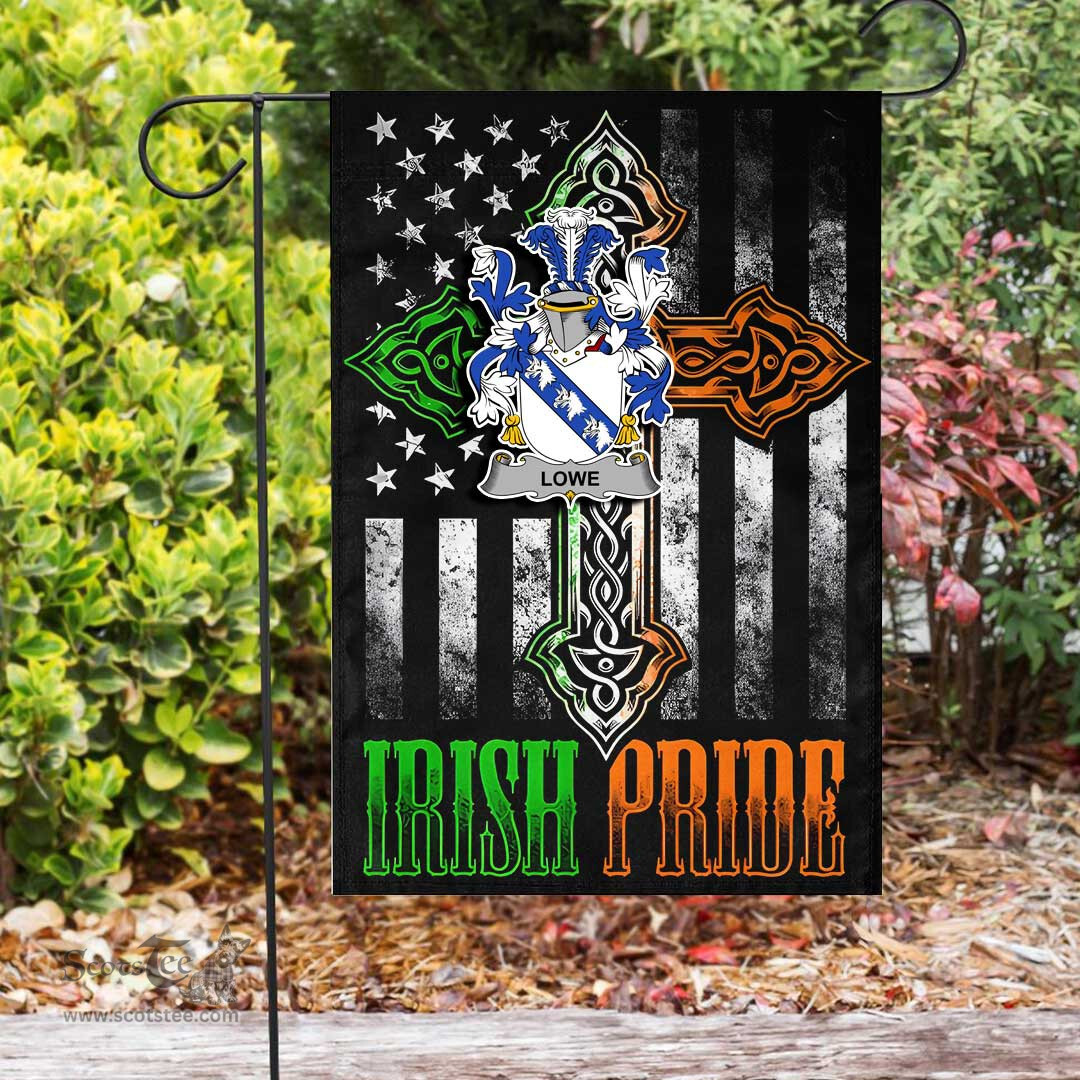 Irish Lowe Coat of Arms Irish Pride Garden Flag Irish American Flag ScotsTee Shop