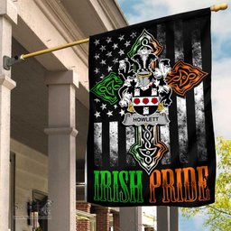 Irish Howlett-or-Hewlett Coat of Arms Irish Pride Garden Flag Irish American Flag ScotsTee Shop