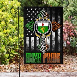 Irish House-of-MACGENIS Coat of Arms Irish Pride Garden Flag Irish American Flag ScotsTee Shop