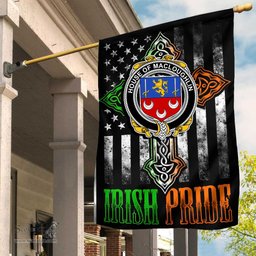 Irish House-of-MACLOUGHLIN-(Tirconnell) Coat of Arms Irish Pride Garden Flag Irish American Flag ScotsTee Shop