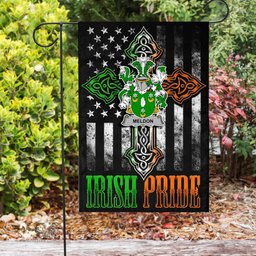 Irish Meldon-or-Muldoon Coat of Arms Irish Pride Garden Flag Irish American Flag ScotsTee Shop