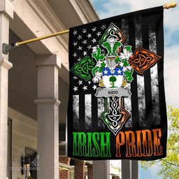 Irish Kidd Coat of Arms Irish Pride Garden Flag Irish American Flag ScotsTee Shop