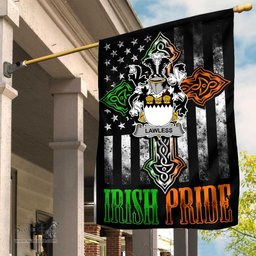 Irish Lawless Coat of Arms Irish Pride Garden Flag Irish American Flag ScotsTee Shop