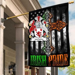 Irish McCauley Coat of Arms Irish Pride Garden Flag Irish American Flag ScotsTee Shop