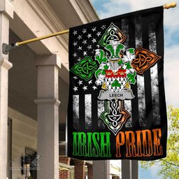 Irish Leech Coat of Arms Irish Pride Garden Flag Irish American Flag ScotsTee Shop