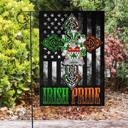 Irish Leech Coat of Arms Irish Pride Garden Flag Irish American Flag ScotsTee Shop