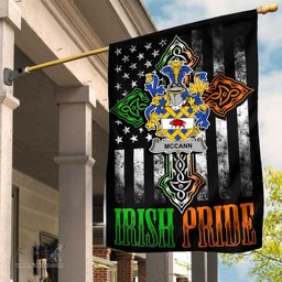 Irish McCann Coat of Arms Irish Pride Garden Flag Irish American Flag ScotsTee Shop