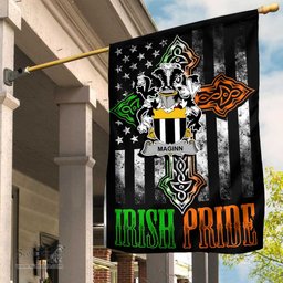 Irish Maginn-or-Ginn Coat of Arms Irish Pride Garden Flag Irish American Flag ScotsTee Shop