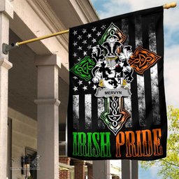 Irish Mervyn Coat of Arms Irish Pride Garden Flag Irish American Flag ScotsTee Shop