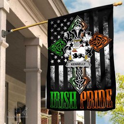 Irish Kennelly-or-O-Kineally Coat of Arms Irish Pride Garden Flag Irish American Flag ScotsTee Shop