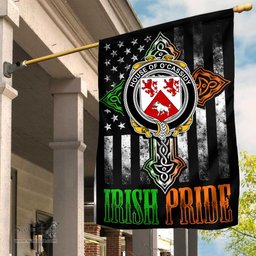 Irish House-of-O-CASSIDY Coat of Arms Irish Pride Garden Flag Irish American Flag ScotsTee Shop