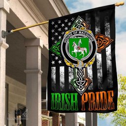 Irish House-of-MACGUIRE Coat of Arms Irish Pride Garden Flag Irish American Flag ScotsTee Shop